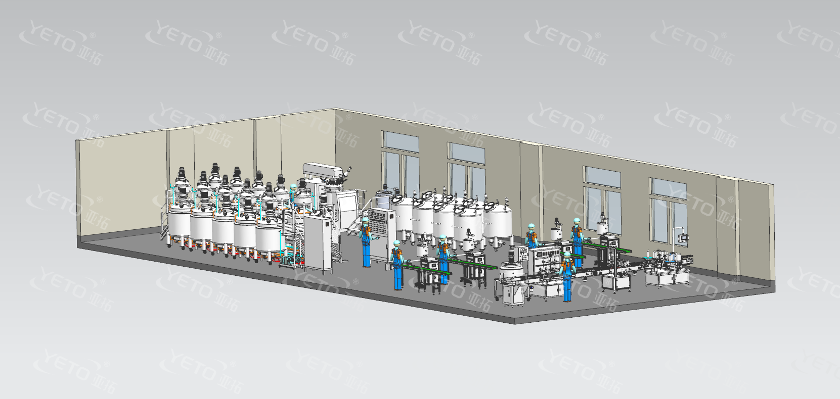 Yeto Machinery致力于成为广大化妆品行业可靠的合作伙伴